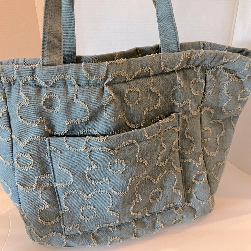 Denim tote bag